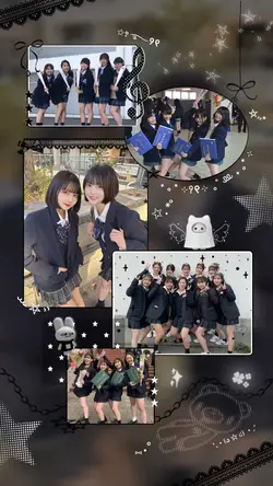 ブラック×ホワイト ストーリーコラージュ