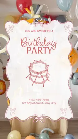 BIRTHDAY INVITATION