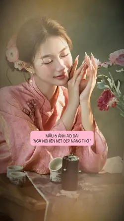 Mẫu 6 ảnh áo dài 