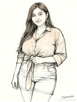 Drawing Sketsa Ai