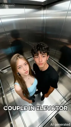 Couple in Elevator