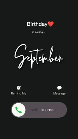 SEPTEMBER BIRTHDAY