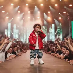 bébé dz au concert 