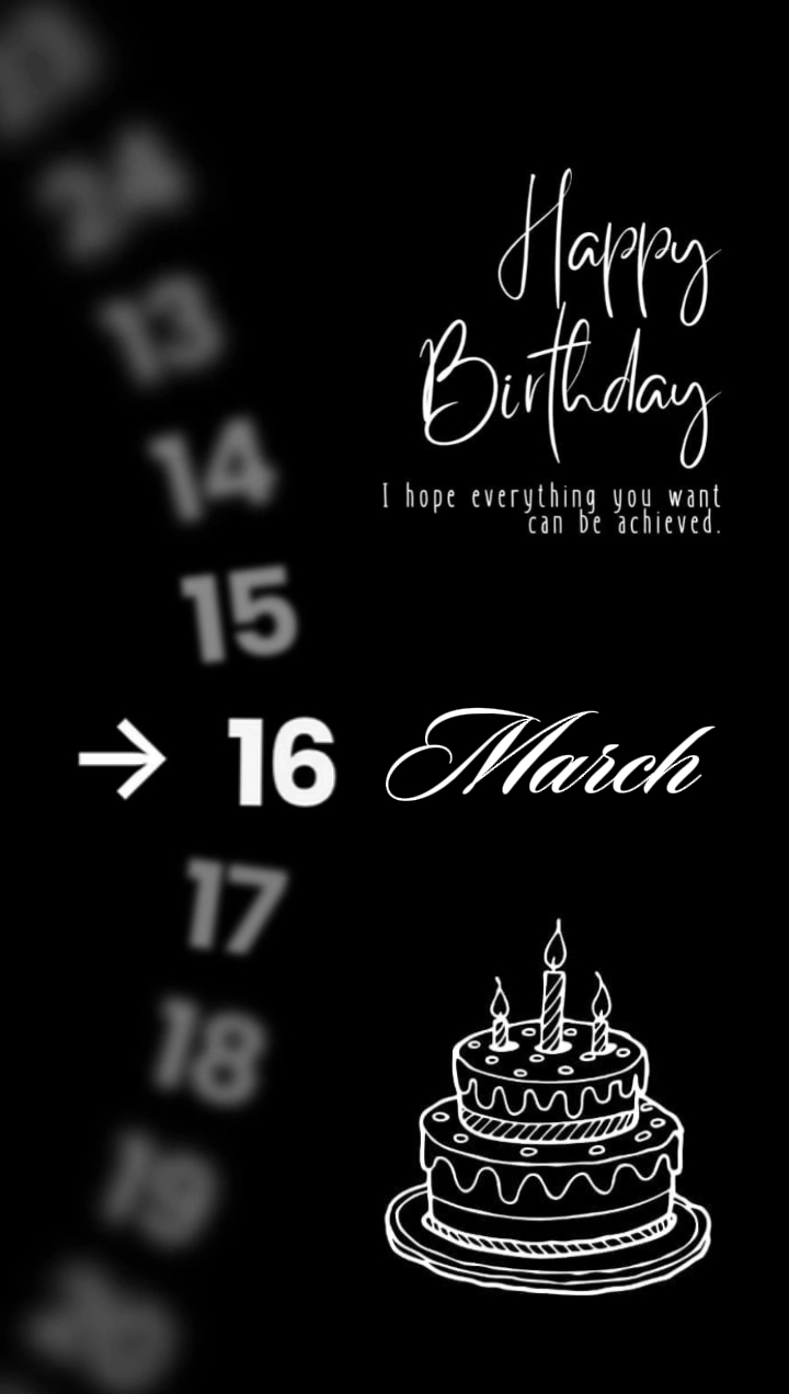 Hbd 16 Mart 2026