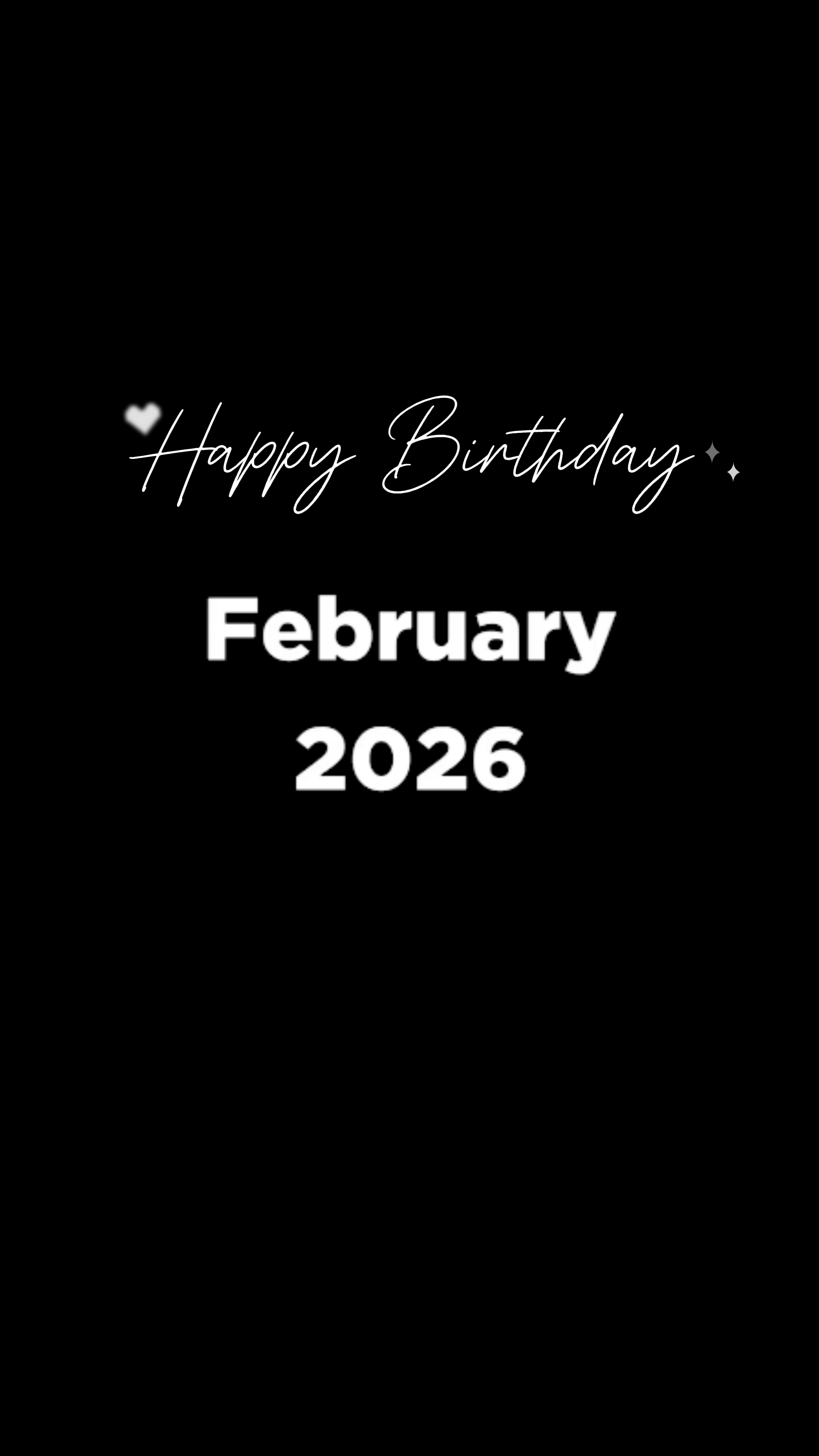 ANNIVERSAIRE de février