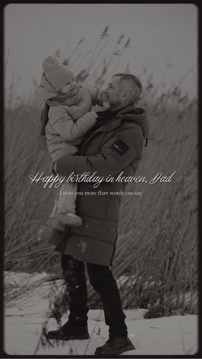 Birthday in heaven