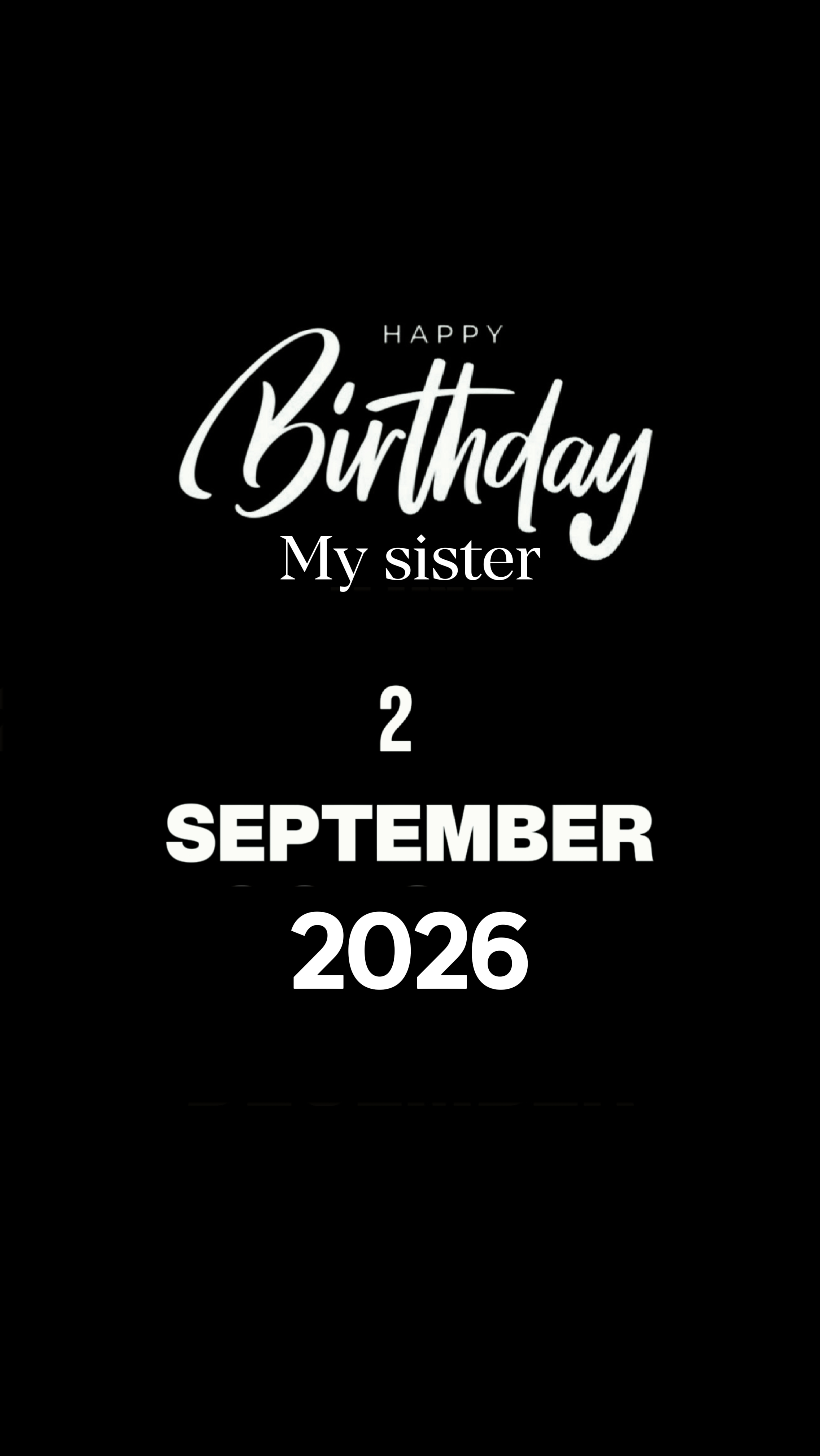 BDAY SISTER 2 SEPTEM