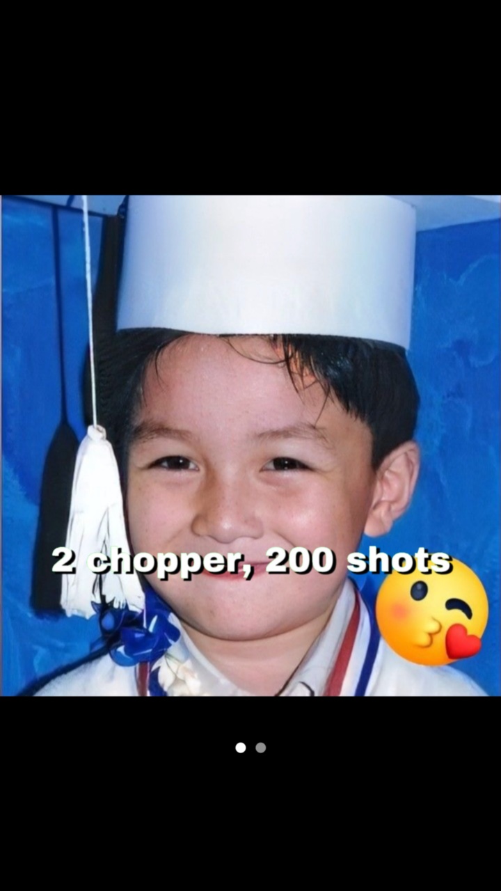 1 chopper, 200 shots