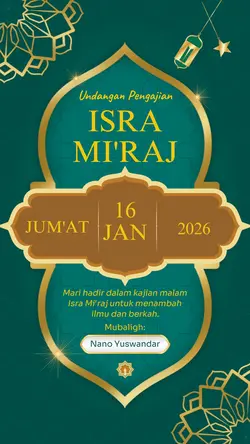 Isra Mi'rah 2026