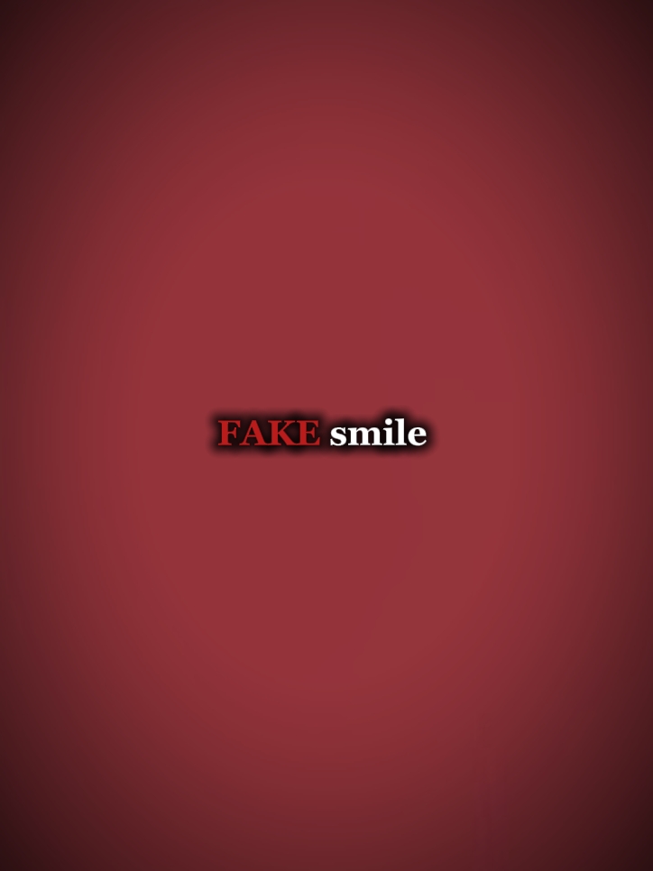 fake and real smile 