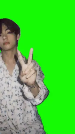 BTS V GREEN SCREEN