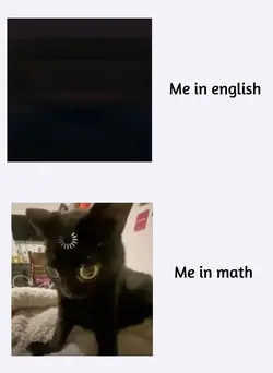 Me in math / english