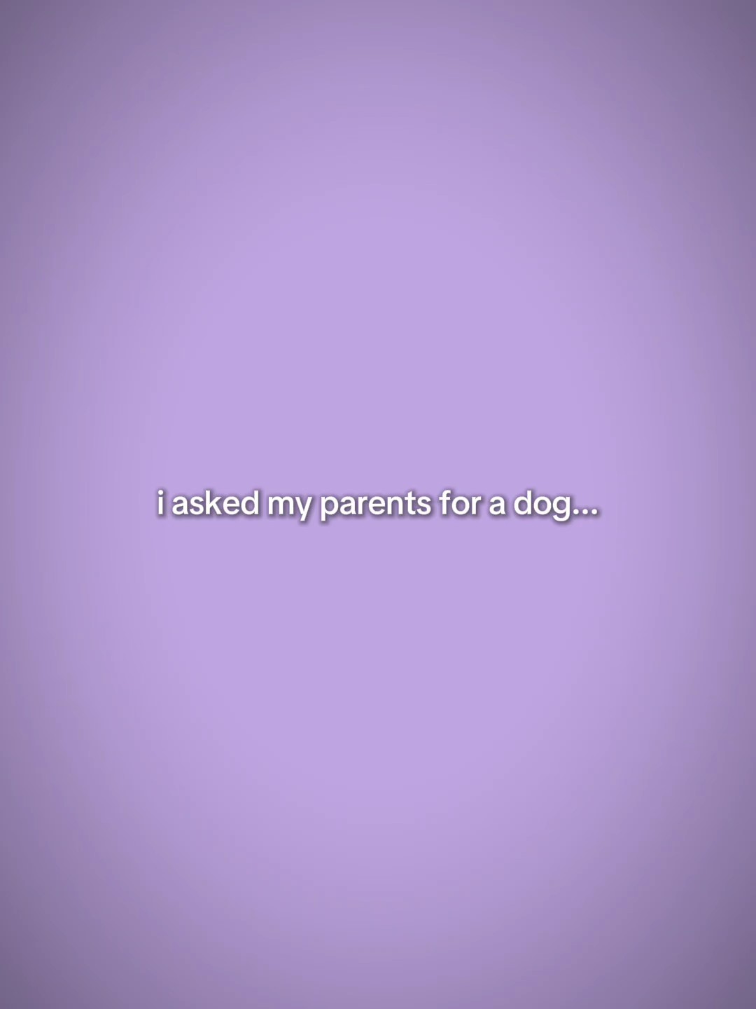Je demande à mes parents 