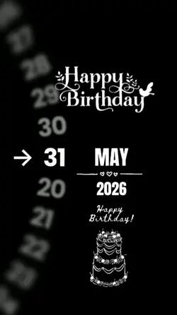 HBD 31 MAY
