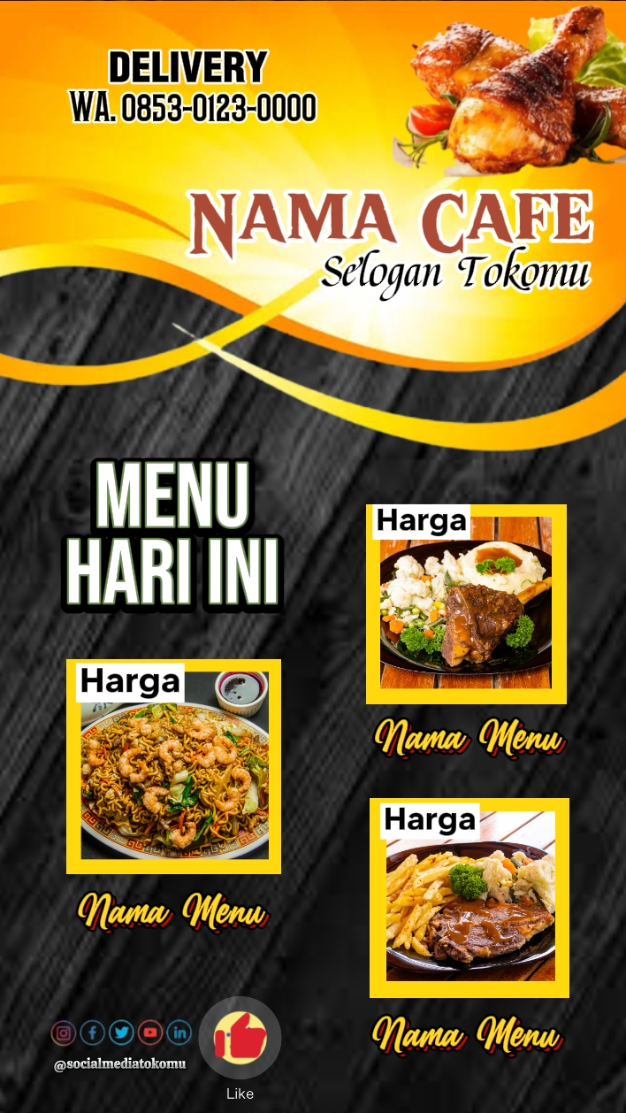 Daftar Menu Makanan