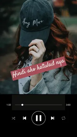 Hndi ako katulad nya