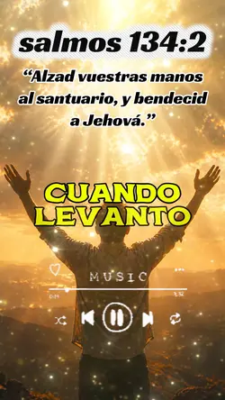 levanto mis manos