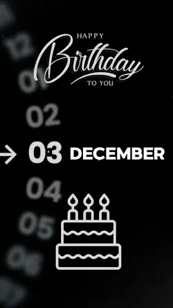 Hbd 3 December
