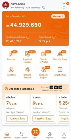 Saldo rekening seaba