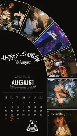 Birthday 30 August