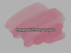 bday 🥳