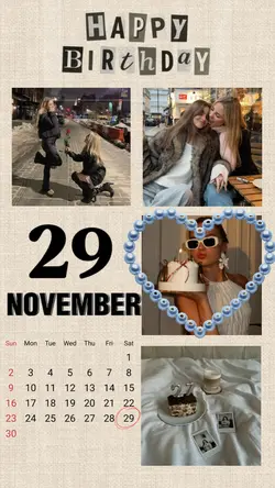 29 NOVEMBER BIRTHDAY
