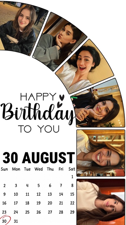 Selamat ulang tahun 30 Agustus