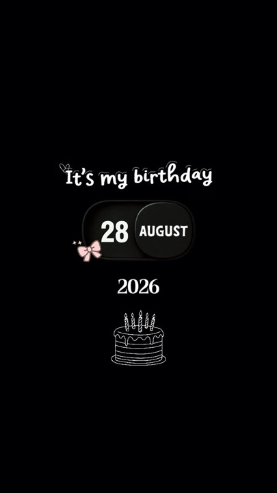 IT’S MY BIRTHDAY 