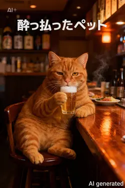 酔っ払ったペット