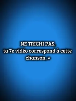 Ne triche pas