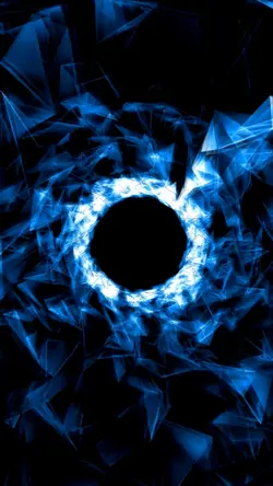 Blue portal vertical