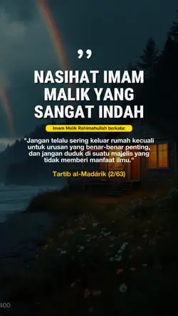 Nasehat imam Malik
