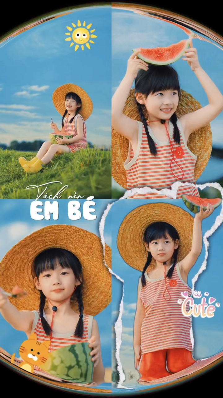 Tách nền em bé 👧🏻