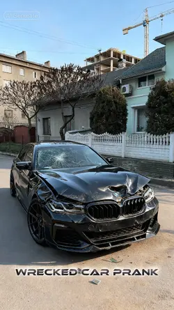 Prank Crash car
