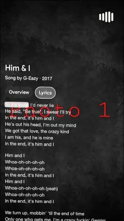 Him and I Lyrics 
