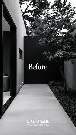 before after