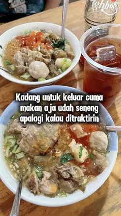 Apalagi ditraktirin