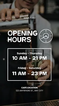 opening hours