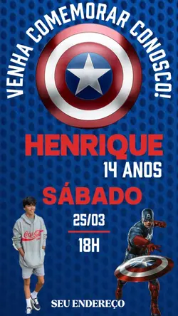 convite aniversário 