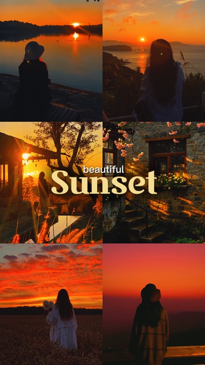 Lindo pôr do sol