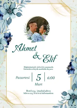Düğün davetiyeleri 