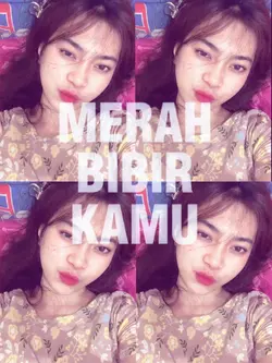 merah bibir kamu