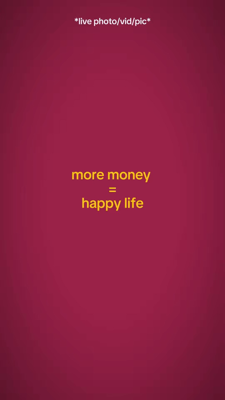 more money
