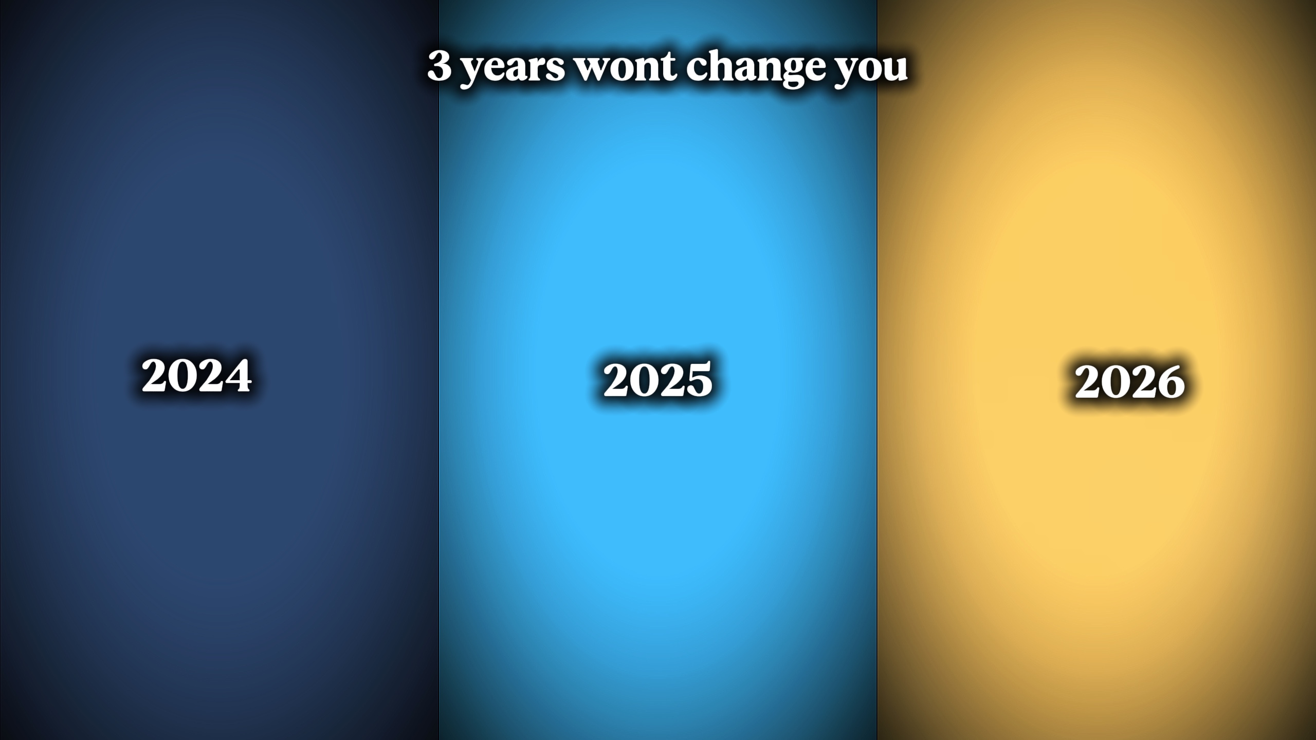 3 Jahre ändern