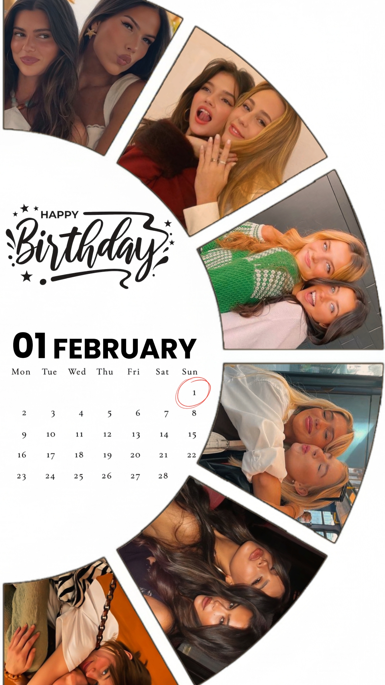 01 de febrero Cumpleaños