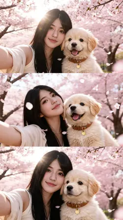 selfie with your pet