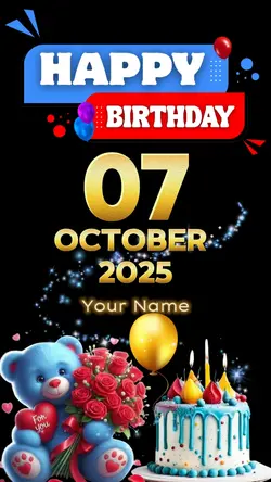 BIRTHDAY 7 OCTOBER 