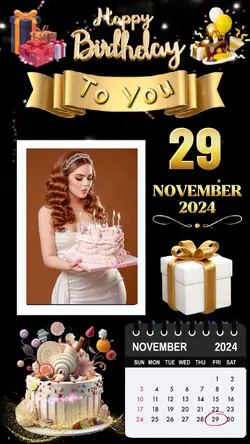 Birthday 29 Nov 2024