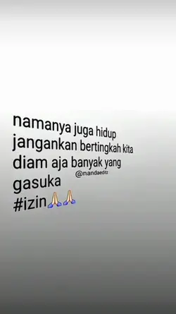 namanya juga hidup