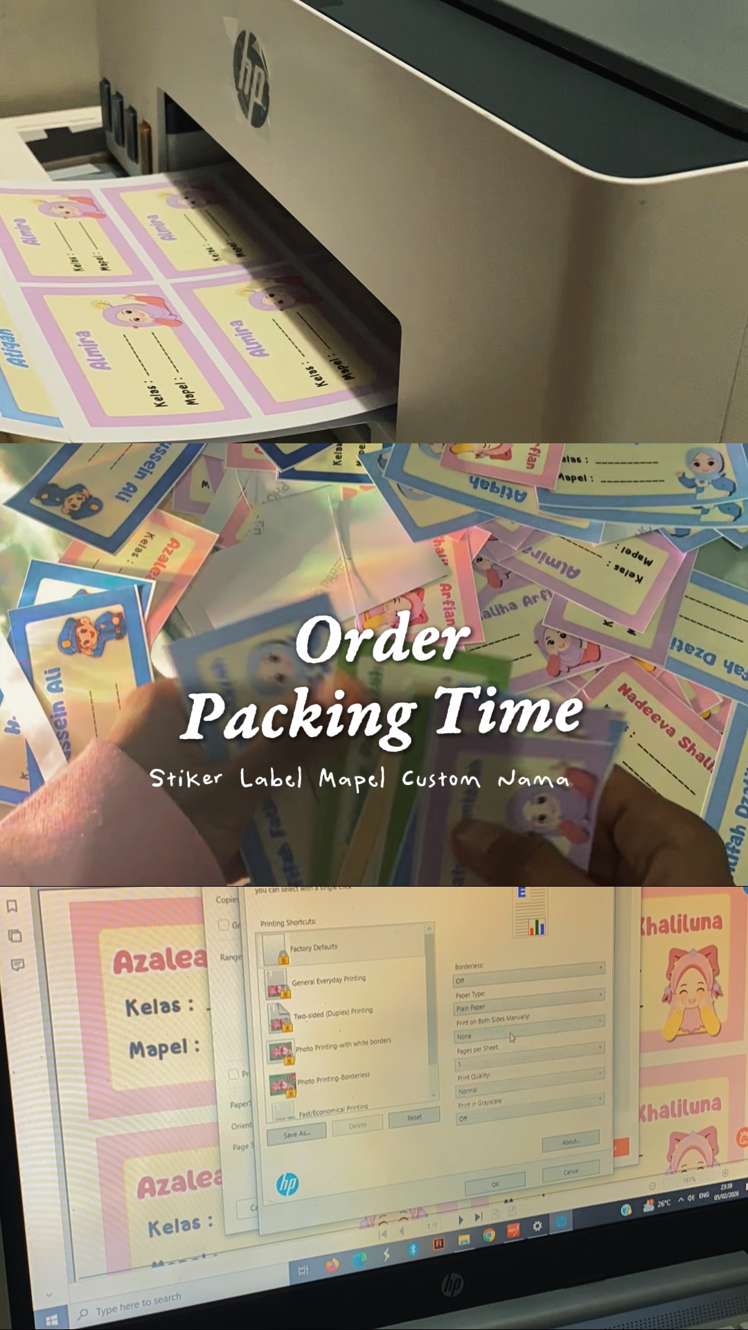 Verpackungszeit